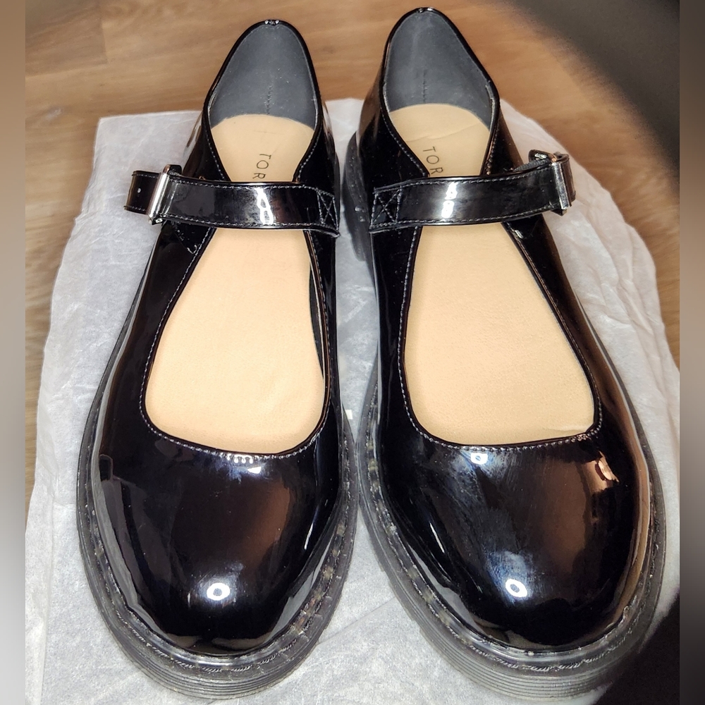 Black Patent Leather Mary Jane Shoes Torrid Size 10.5W